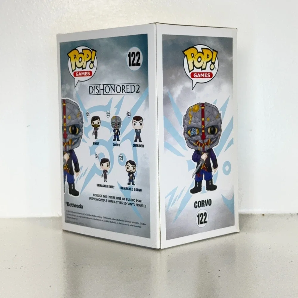 Funko Pop Corvo #122 Dishonored Video Game Vinyl Figure Bethesda Collectible